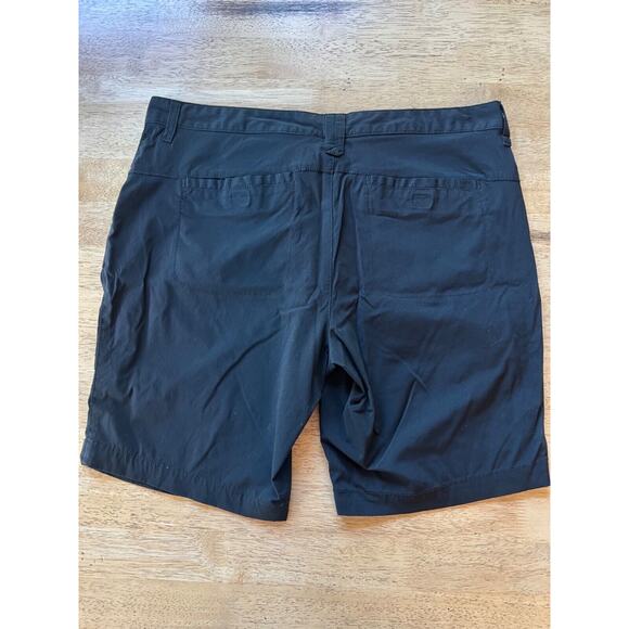 Eddie Bauer Black Hiking Cargo Nylon Women’s Shorts Size 12 - Picture 6 of 9